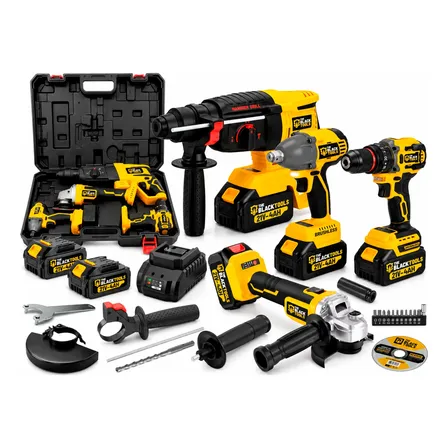 Kit Multi Ferramentas Maleta A Bateria 21v 4 Em 1 Brushless