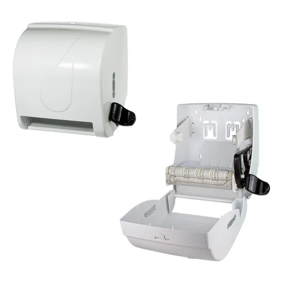Dispenser Alavanca Toalheiro Para Papel Bobina 200m Fortcom Dropy