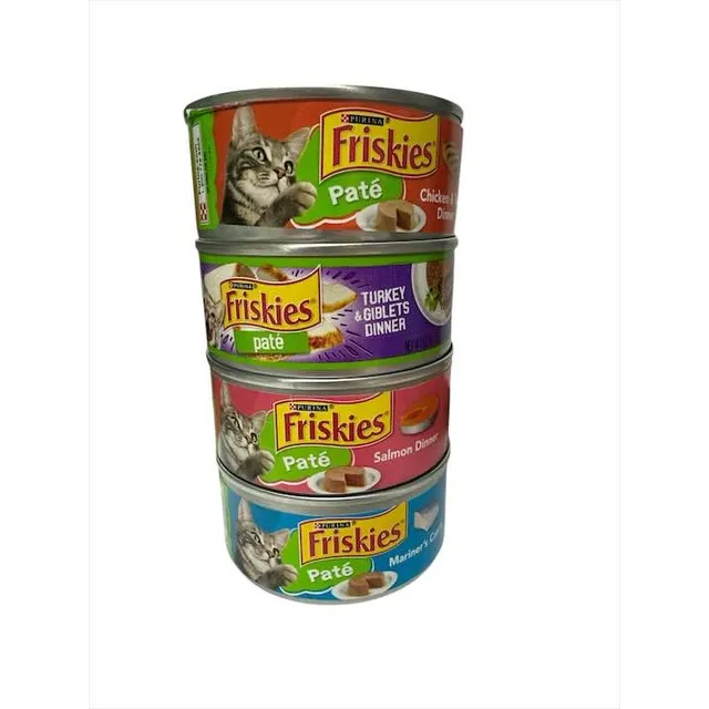 Friskies Pate 4 Sabores Para Gatos (4 Latas)