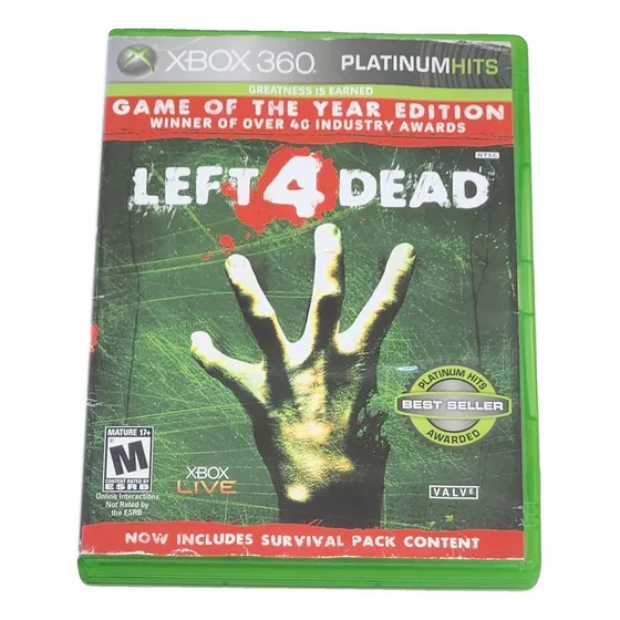 Jogo Left 4 Dead Game Of The Year Xbox 360 Original Físico
