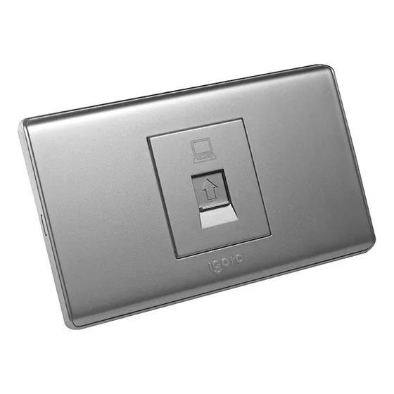 Toma Data Igoto Modelo A2073-s Color Plata
