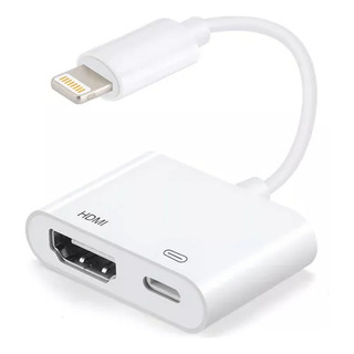 Adaptador Digital Lightning Av Para iPhone iPad iPod On Tv Adaptador Digital Lightning Av Para iPhone iPad iPod On Tv