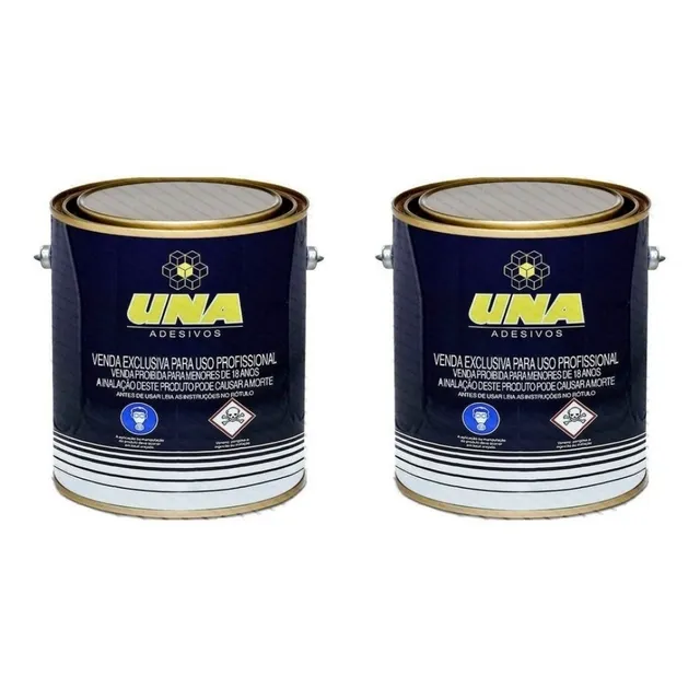 Kit 2 Cola Contato Una Galão C/ 2,8kg Cada 01690.1241 Mdf