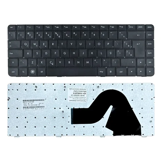 Teclado Para Hp Pavilion G42 Compaq Cq42 Aeax1600110 Com Ç Cor Preta