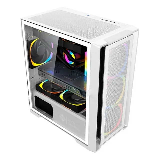 Gabinete Gamer Shot Gaming 8505 Con Cristal Templado