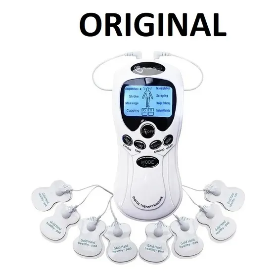Gimnasia Pasiva Masajeador Muscular Tens 8 Pad Electroestimu