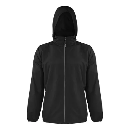 Cortaviento Negro Empacable Activex