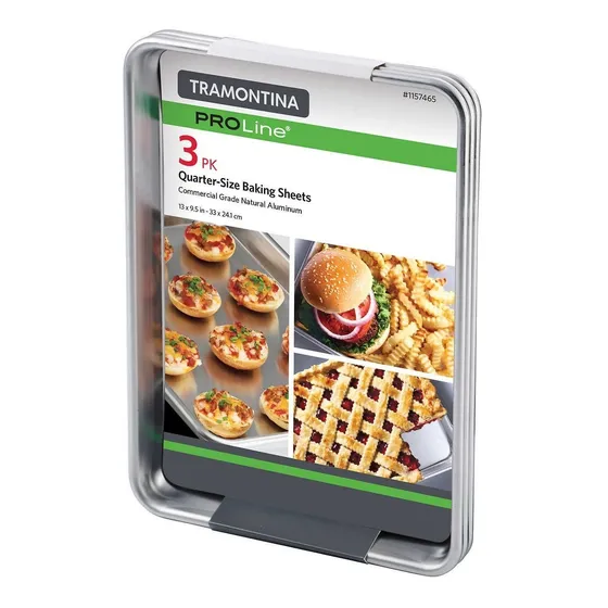 Bandejas Tramontina De Aluminio Pro Line Baking Sheets 3 Pk