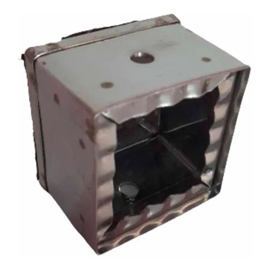 Sellador Cortador Masa Pastelitos Acero Inox Cuadrado 5 Cm
