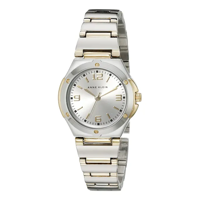 Reloj Mujer Anne Klein Cristal Mineral 28 Mm 10/8655svtt Color de la correa Plateado Mate Color del bisel Plateado Color del fondo Plateado