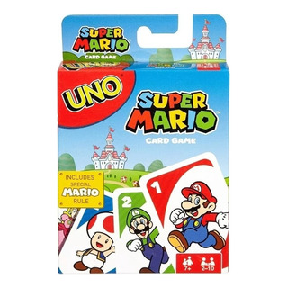 Jogo De Cartas Uno Super Mario Divertido Card Game 112 Carta Jogo De Cartas Uno Super Mario Divertido Card Game 112 Carta