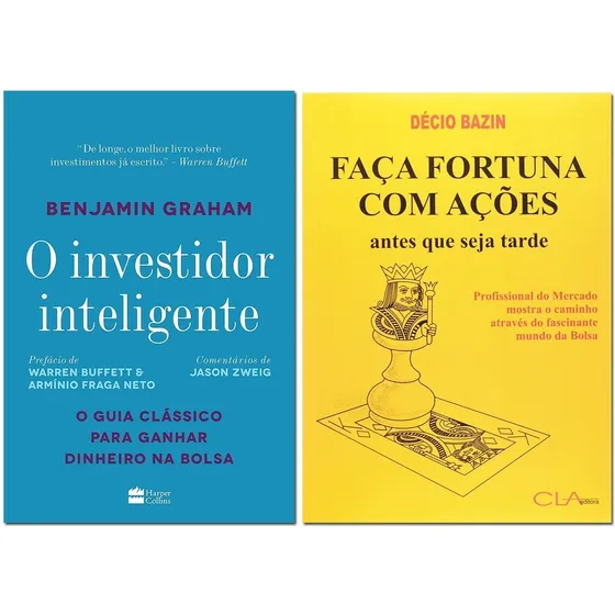 Livro O Investidor Inteligente + Faça Fortuna Com Ações