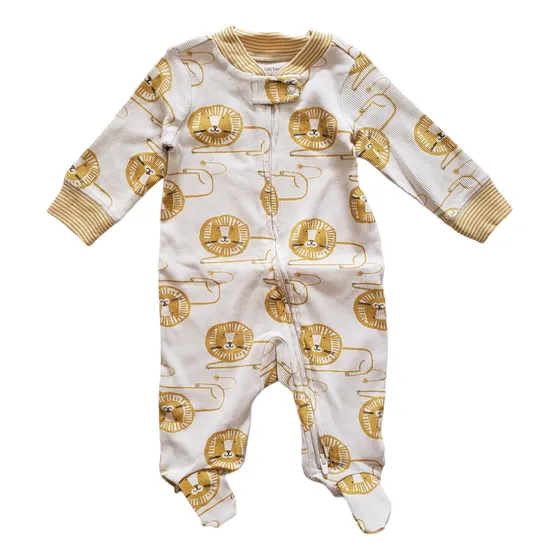 Enterito Carters Bebe Amarillo Leon Pijama
