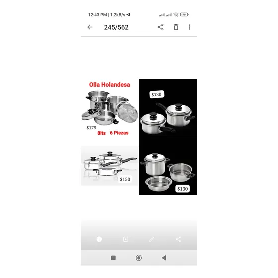 Set De Ollas Icook Acero Inoxidable