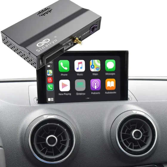 Módulo Carplay Plug And Play Audi A3 A5 A7 A8 Q3 Q7 Q8