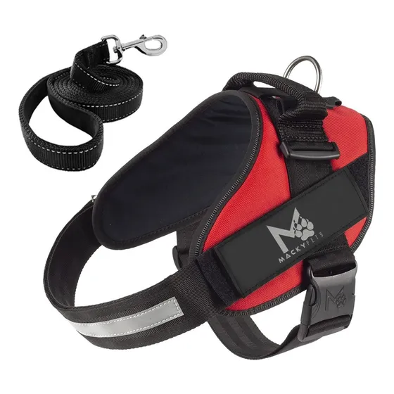 Arnés  Táctico De Nailon Para Perros Con Velcro Talla M