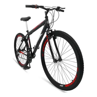 Bicicleta Mountain Bike Ello Bike Velox R26 - Preto/vermelho Bicicleta Mountain Bike Ello Bike Velox R26 - Preto/vermelho