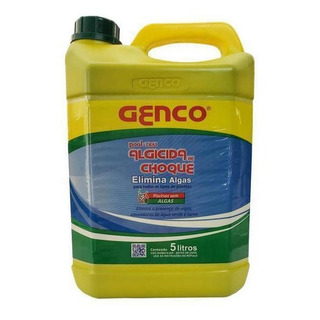 Genco Algicida Choque 5 Litros Eliminador De Algas Genco Algicida Choque 5 Litros Eliminador De Algas