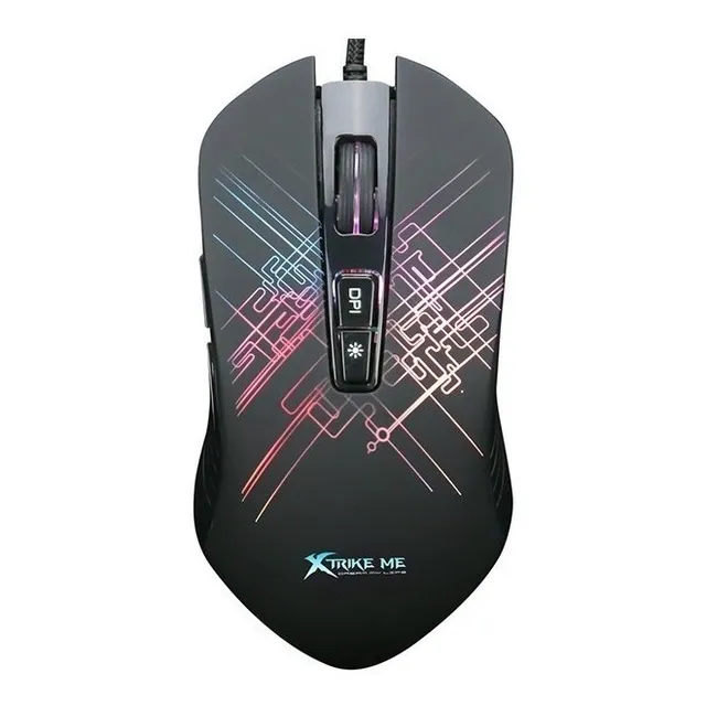Mouse Gamer Rgb Para Pc Usb 7 Botones 4800 Dpi