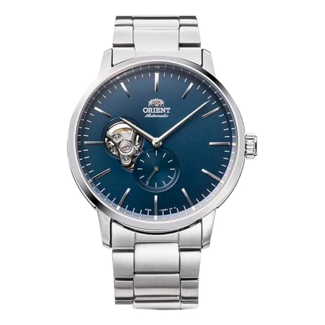 Reloj Orient Automático Rn-ar0101l Para Caballero Azul Plata