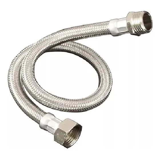 Flexibles Mallado Acero 3/4 X 40 Cmpara Agua Pack X 2 Unid