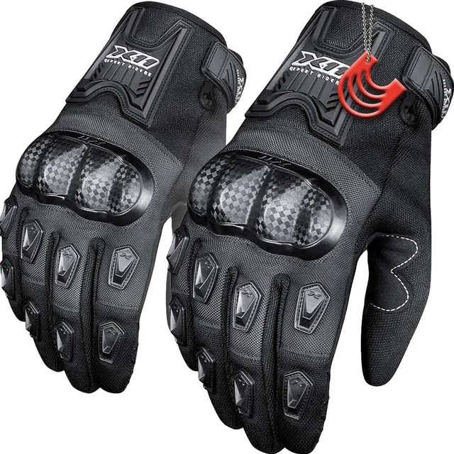 Luva X11 Masculina Blackout Touch Verão Motociclista Moto 