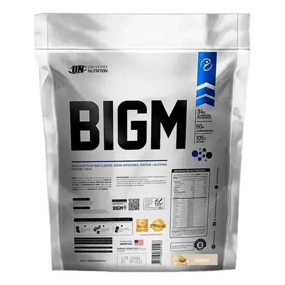 Ganador De Peso Bigm 5kg Universe Nutrition Sabor Cookies And Cream | Cuotas sin interés