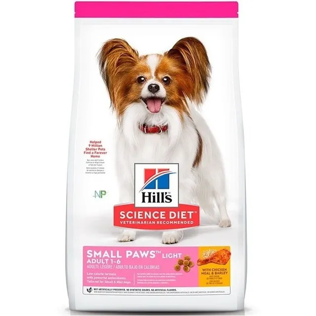 Hills Perro Adulto Small Paws Light 2kg. Np