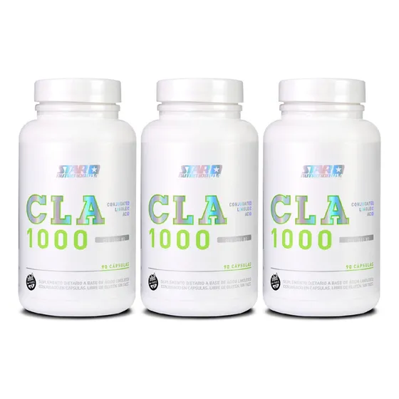 Star Nutrition Quemador Cla1000 90 Capsulas X3 Unidades