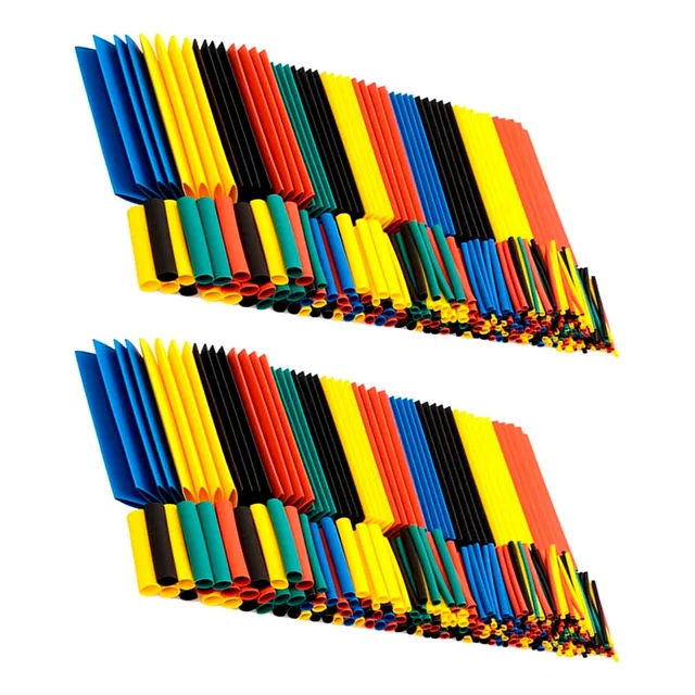 Tecneu Termofit 656 Piezas Kit 8 Tamaños Tubos Termorretráctiles Aislantes