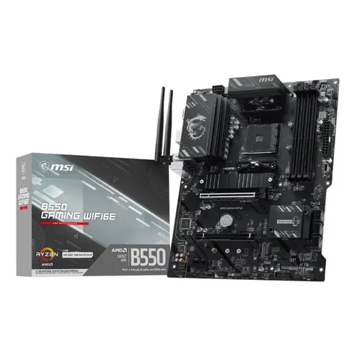 Placa-Mãe MSI MPG B550 Gaming Plus, AMD AM4, ATX, DDR4, Preto