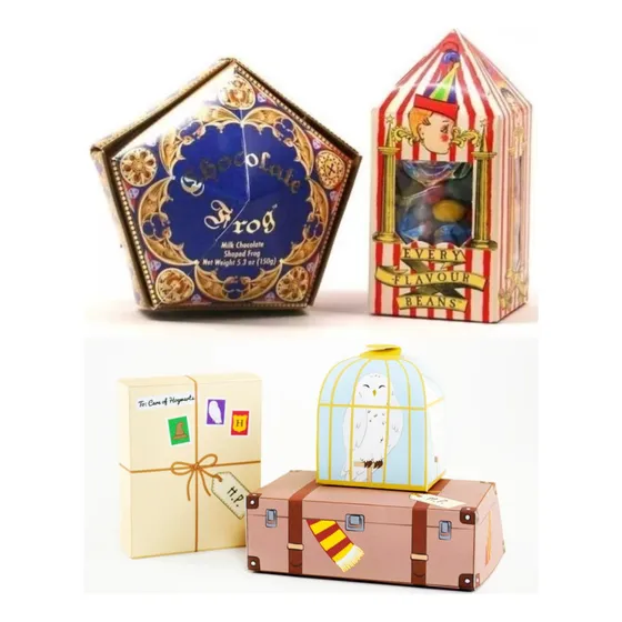 Combo De 2 Cajas De Dulces De Harry Potter, Para Imprimir