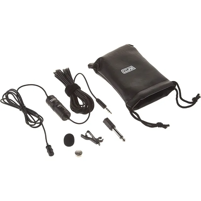 Vidpro Xm-l Lavalier Microfono Cable Audio, Dslrs, Gopro Etc