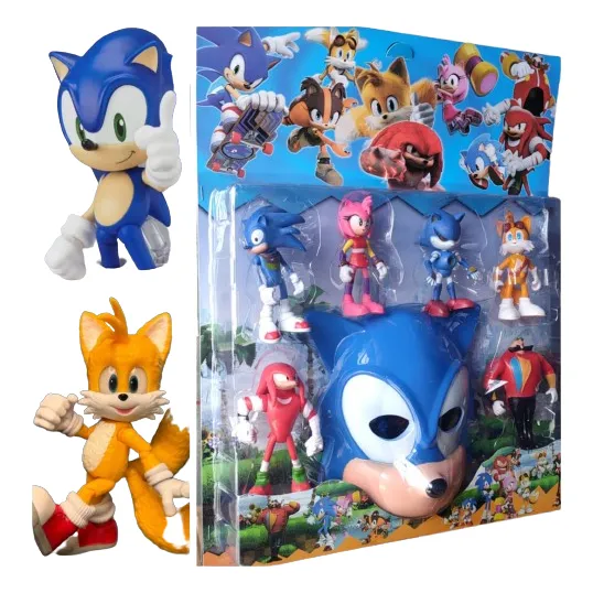 Juguete Sonic Y Sus Amigos Personajes Con Mascara