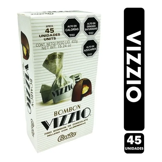 Chocolates - Bombon Vizzio (display De 45 Unidades)