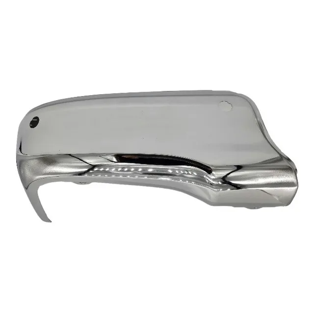 Moldura Cromada Paragolpe Trasero Lh Hilux 2021 C/agujero