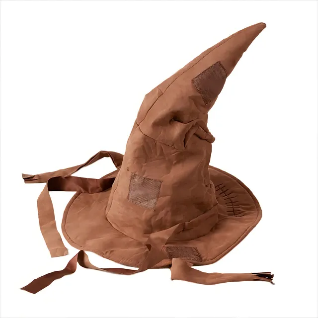 Sombrero Seleccionador Disfraz Brujo Accesorio 40cm Color Marrón