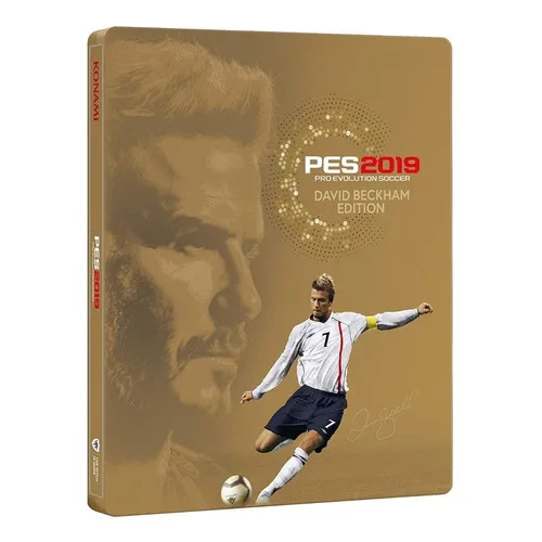 Jogo Playstation Pes 19 David Beckham Ed. Coleção In a Metal Box 2019/Makkax