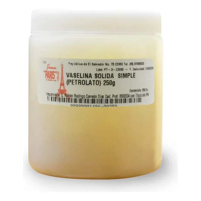 Vaselina Solida Simple (petrolato) 250 Gramos Farmacia Paris