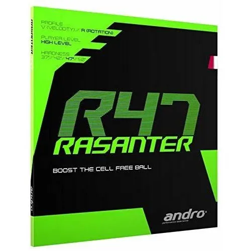 Andro Rasanter R47 Tenis Mesa Goma 2.0 In Color Rojo