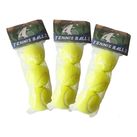 3 Pelotas De Tenis Entrenamiento Tennis Calidad Color Verde