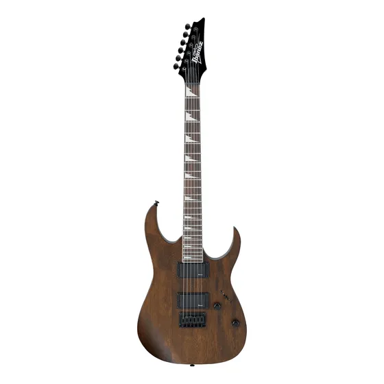 Guitarra eléctrica Ibanez RG GIO GRG121DX soloist de okoume walnut flat con diapasón de amaranto