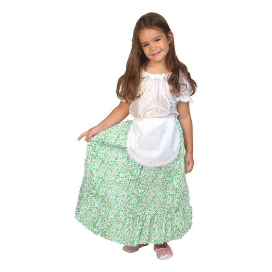 Disfraz Paisana Infantil Colonial Patria Fiesta Mayo Nena