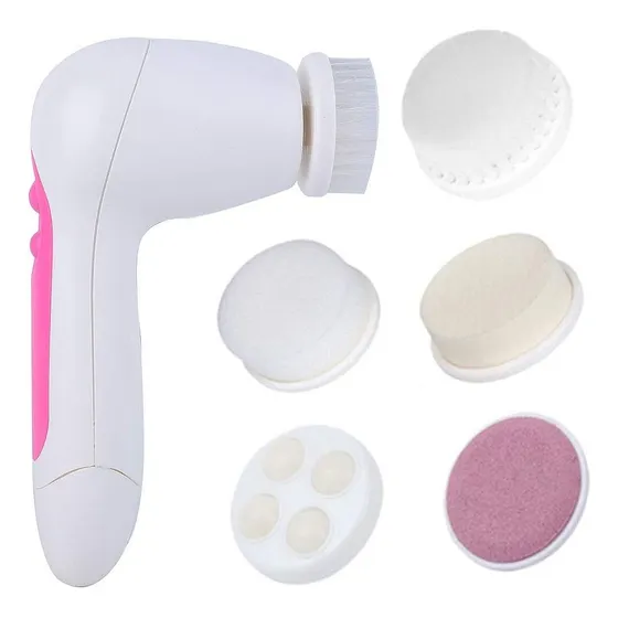 Cepillo Facial Eléctrico Masajeador/ Limpiador 5 En 1