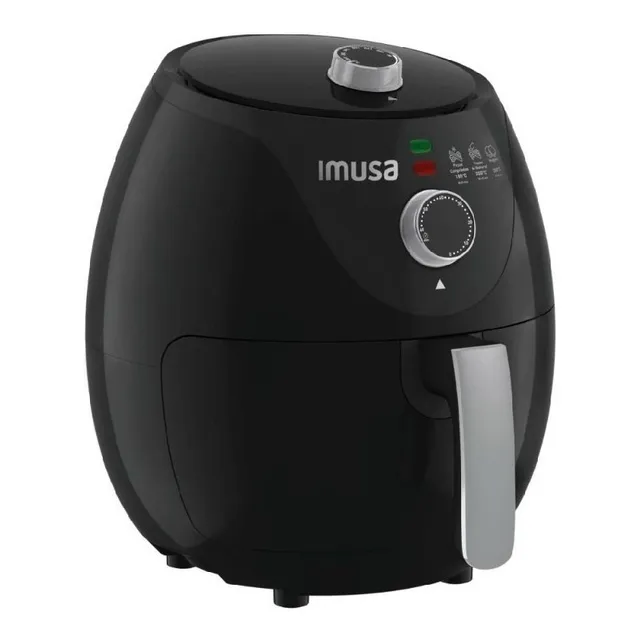 Freidora De Aire Imusa Air Fryer Esencial 3,2 Litros Negro