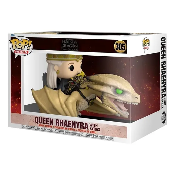 Funko Pop La Casa Del Dragon Reina Rhaenyra Con Syrax