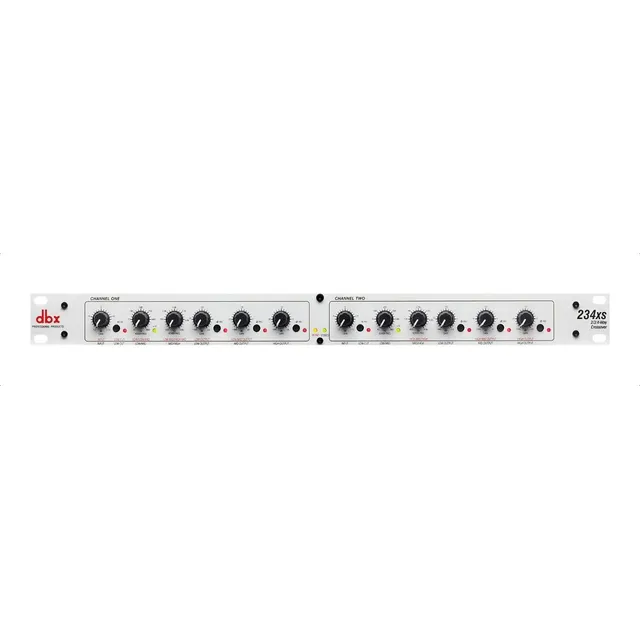 Crossover electronico dbx 234xs 2 entradas / 2/3 vias stereo 4 vias mono xlr