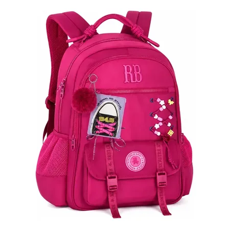 Mochila De Costas Rebecca Bonbon Beaded Fun Charm Cor Rosa