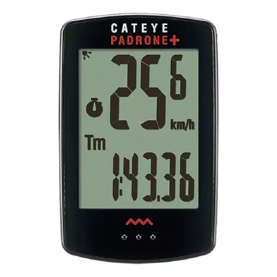 Velocímetro Cateye Padrone Plus 8 Funciones Con Luz Pa110w
