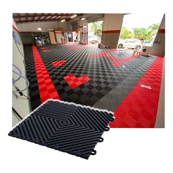 Kit 26 Preto 40 Verde Estrado 33x33 Piso Modular 